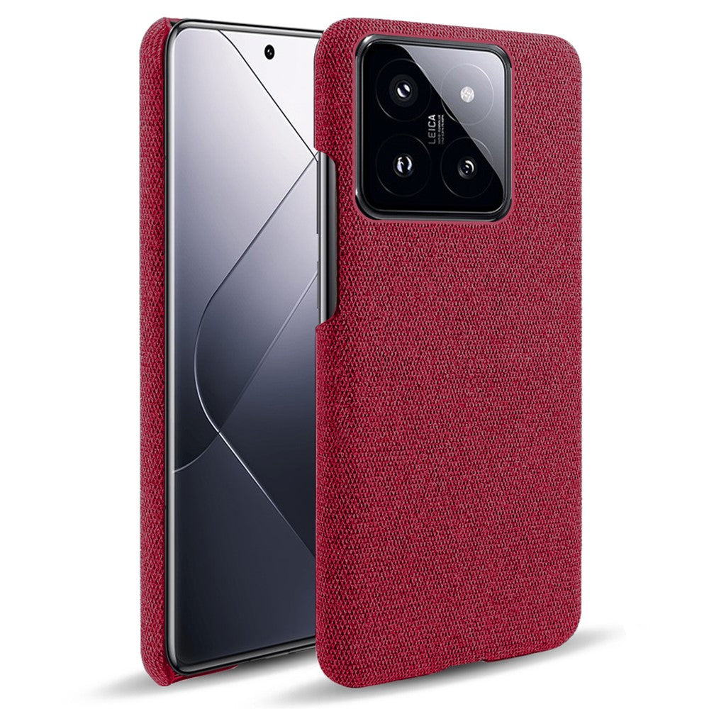 Slim Smartphone Cover for Xiaomi 14 Case Shockproof Cloth+PC Phone Shell