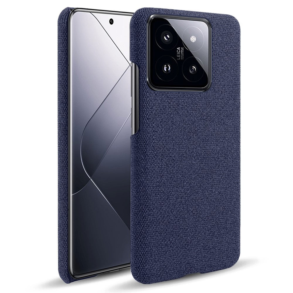 Slim Smartphone Cover for Xiaomi 14 Case Shockproof Cloth+PC Phone Shell