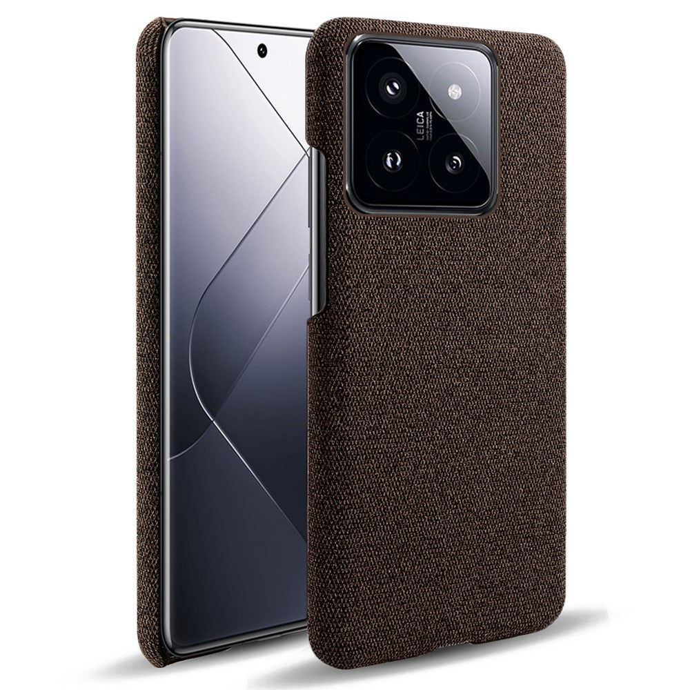 Slim Smartphone Cover for Xiaomi 14 Case Shockproof Cloth+PC Phone Shell