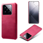 For Xiaomi 14 Case Calf Texture PU Leather + PC Phone Shockproof Cover