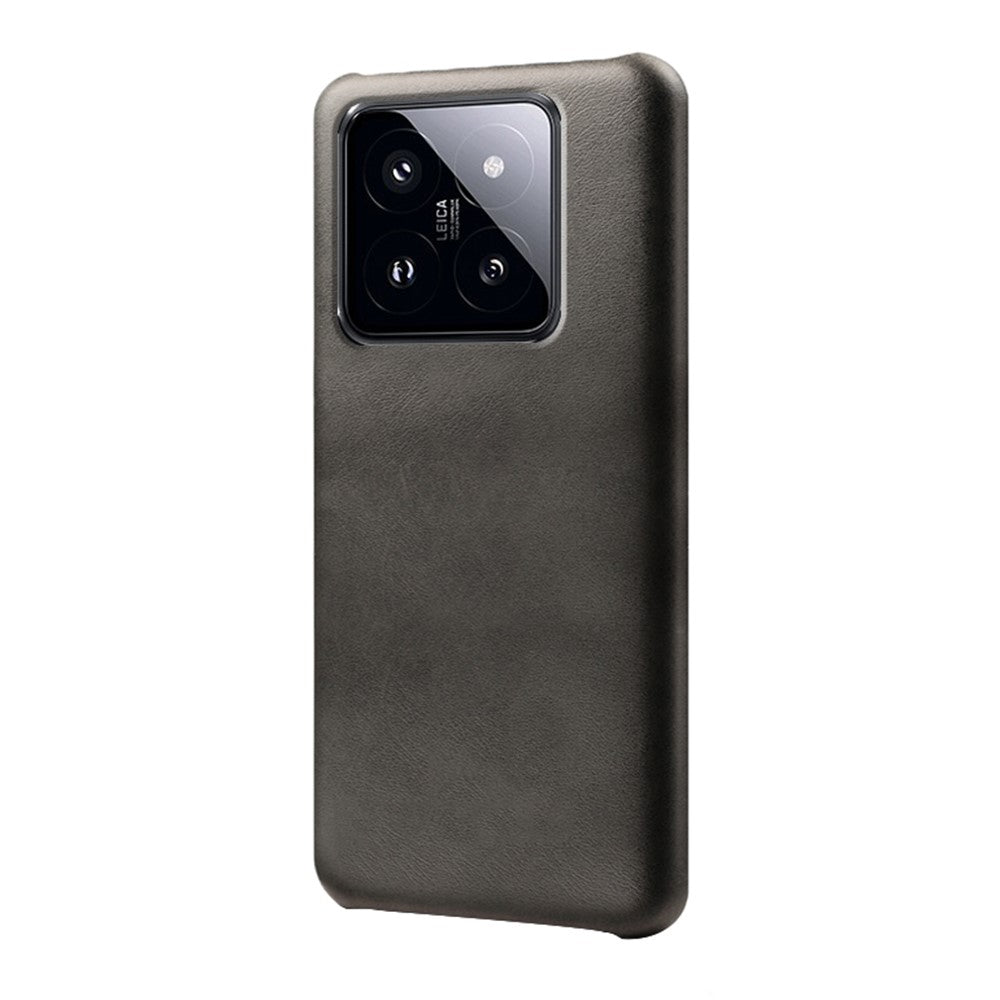 Xiaomi 14 Pro Slim-Fit PU-läder + PC-kalvstruktur Skyddande mobilfodral