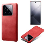 For Xiaomi 14 Pro Slim-Fit PU Leather + PC Calf Texture Case Protective Phone Cover
