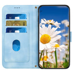For Samsung Galaxy S24 Ultra Leather Case Flower Pattern Stand Phone Cover