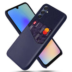 For Samsung Galaxy A05s 4G Case Cloth+PU+PC Card Holder Mobile Phone Back Shell