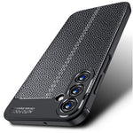 Slim Phone Case for Samsung Galaxy A15 4G Scratch-resistant Litchi Texture TPU Phone Cover