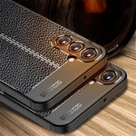 Slim Phone Case for Samsung Galaxy A15 4G Scratch-resistant Litchi Texture TPU Phone Cover