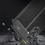 Slim Phone Case for Samsung Galaxy A15 4G Scratch-resistant Litchi Texture TPU Phone Cover