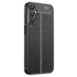 Slim Phone Case for Samsung Galaxy A15 4G Scratch-resistant Litchi Texture TPU Phone Cover