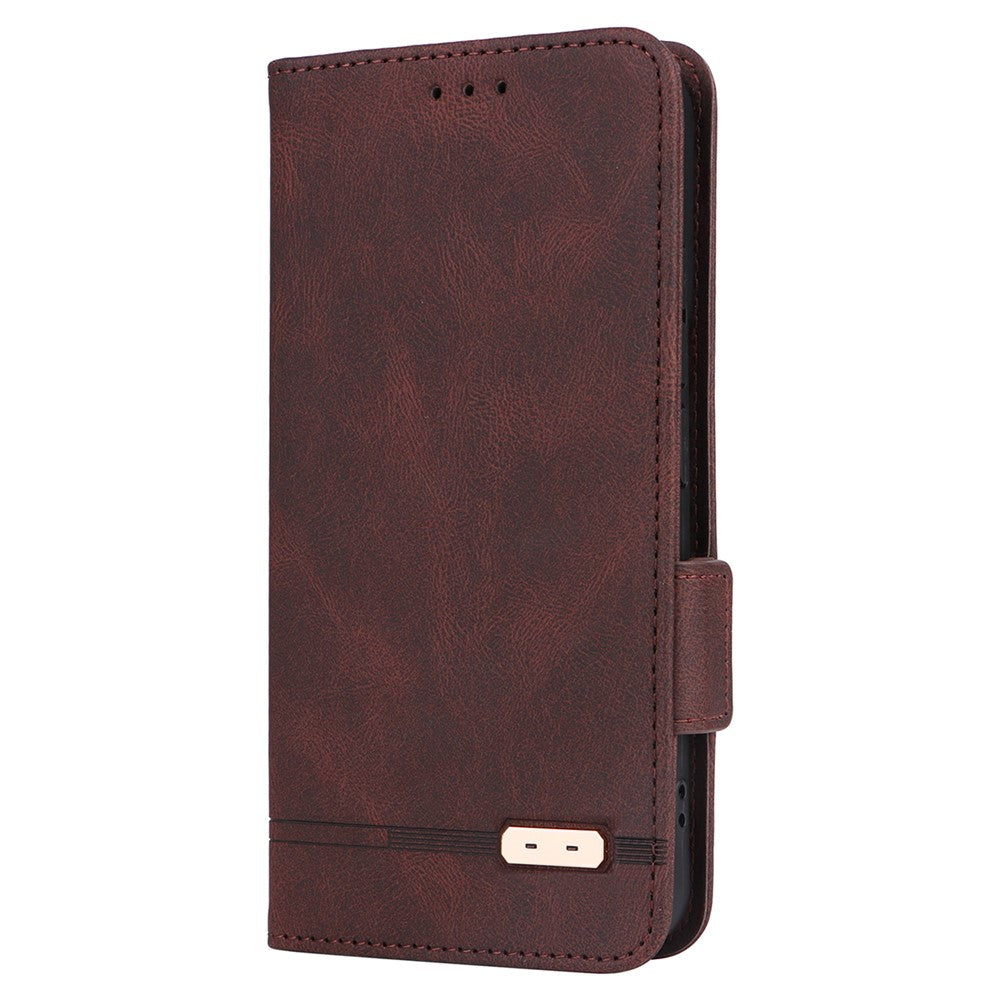 For Xiaomi 14 Case Wallet Hardware Decor PU Leather Scratch-resistant Phone Shell