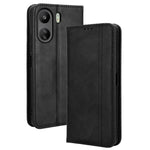 For Xiaomi Redmi 13C / Poco C65 4G Case Retro Phone Cover with Wallet Stand