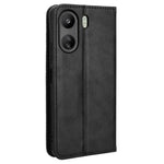 For Xiaomi Redmi 13C / Poco C65 4G Case Retro Phone Cover with Wallet Stand