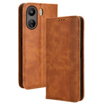 For Xiaomi Redmi 13C / Poco C65 4G Case Retro Phone Cover with Wallet Stand