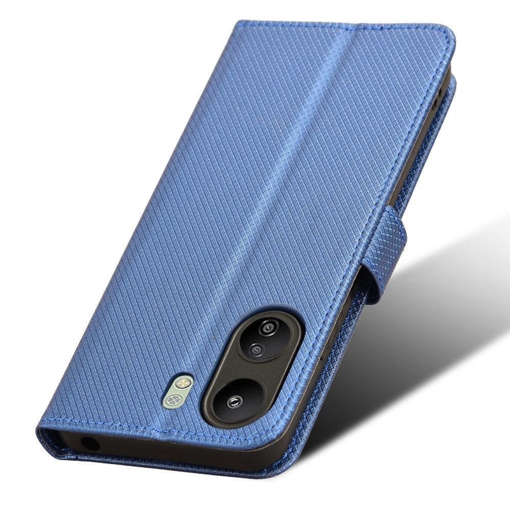 For Xiaomi Redmi 13C / Poco C65 4G Case Diamond Texture Leather Wallet Phone Cover