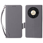 For Honor Magic6 Lite 5G / X9b 5G / X50 Cover PU Leather Wallet Cell Phone Case with Strap