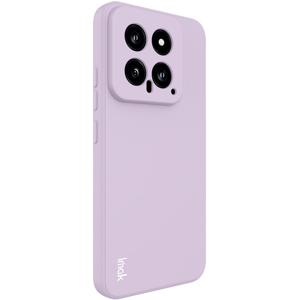 IMAK UC-4-serien för Xiaomi 14-skal med rak kant och flexibelt TPU-bakstycke för mobilen