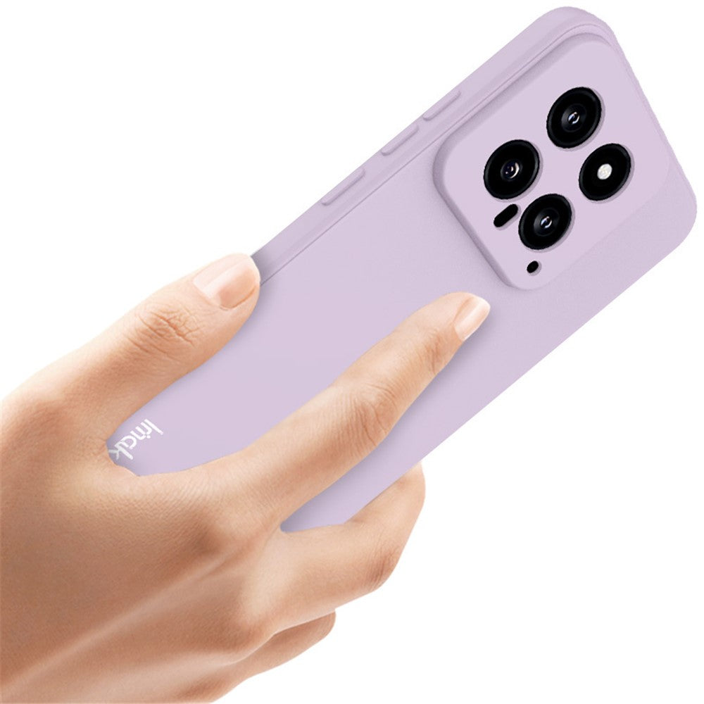 IMAK UC-4-serien för Xiaomi 14-skal med rak kant och flexibelt TPU-bakstycke för mobilen