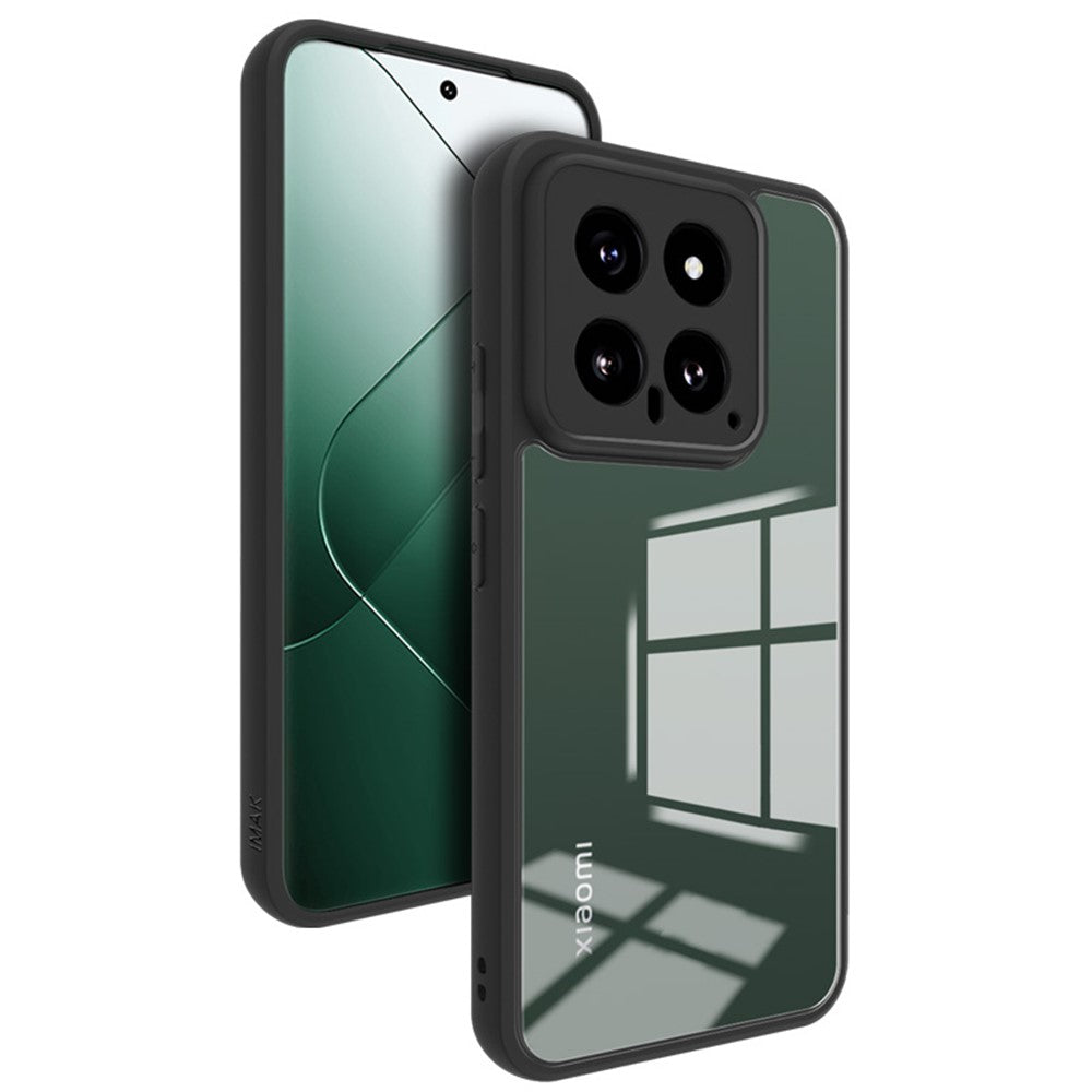 IMAK UX-9A Series for Xiaomi 14 Smartphone Case Shockproof TPU + PC Clear Phone Cover
