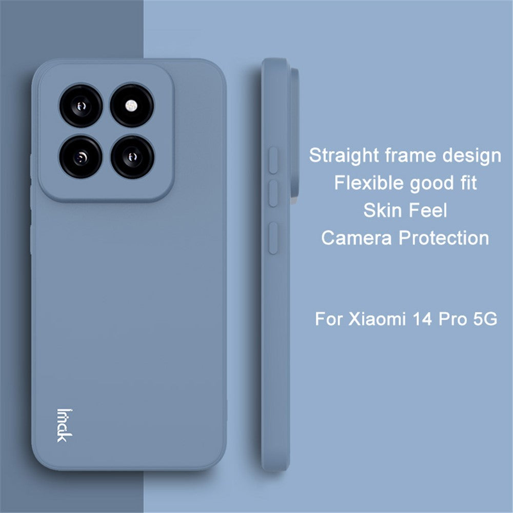IMAK UC-4 Series Phone Case for Xiaomi 14 Pro Straight Edge Phone Shell TPU Back Cover