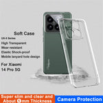 IMAK UX-5-serien för Xiaomi 14 Pro-skal mjukt TPU-skyddande mobilskal (tunn modell)