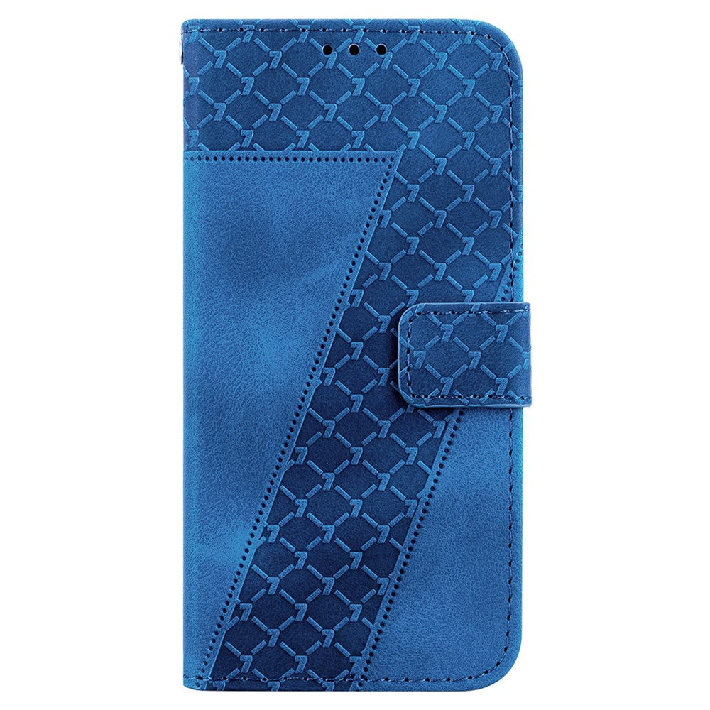 For Samsung Galaxy S24 Ultra Case PU Leather+TPU Imprinted Phone Protection Cover