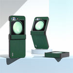 ABEEL For Samsung Galaxy Z Flip5 5G Luxury Phone Case PU Leather + Hard PC Cover