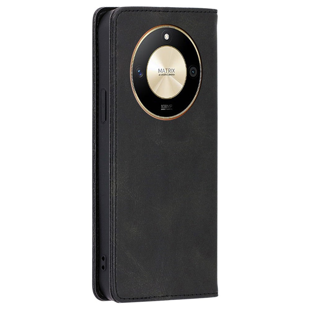For Honor X50 5G Case Calf Texture PU Leather Phone Wallet Cover