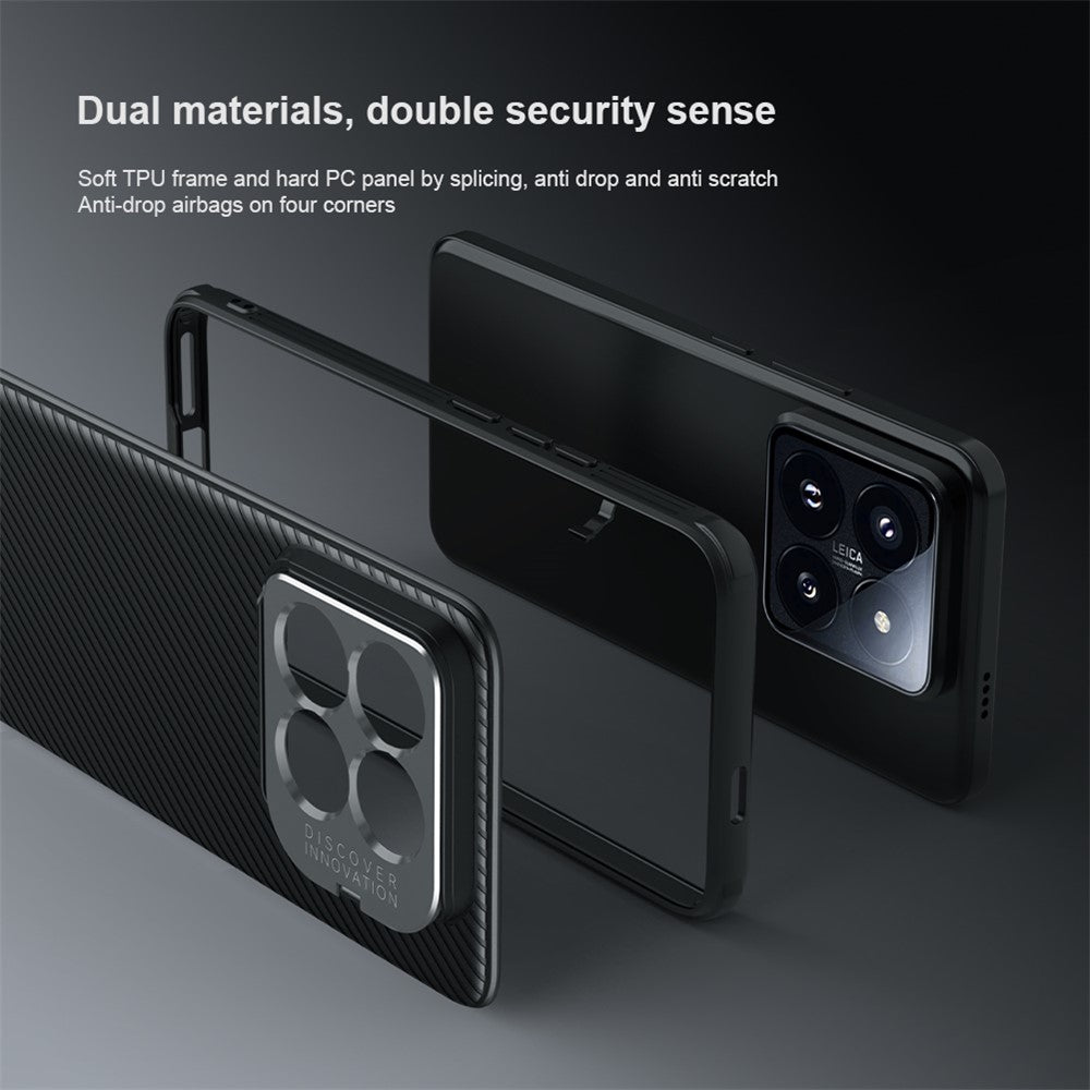 NILLKIN CamShield Prop Magnetic Series for Xiaomi 14 Pro Case Precise Cut-out Phone Cover