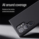 NILLKIN Frosted Shield Pro för Samsung Galaxy S24 Ultra Skal Magnetiskt PC+TPU Fallskyddande Mobilskydd