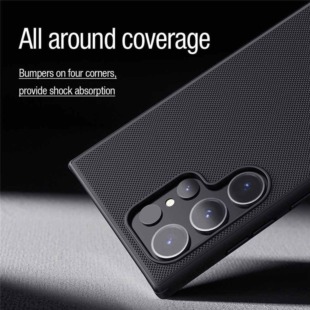 NILLKIN Frosted Shield Pro för Samsung Galaxy S24 Ultra Skal Magnetiskt PC+TPU Fallskyddande Mobilskydd