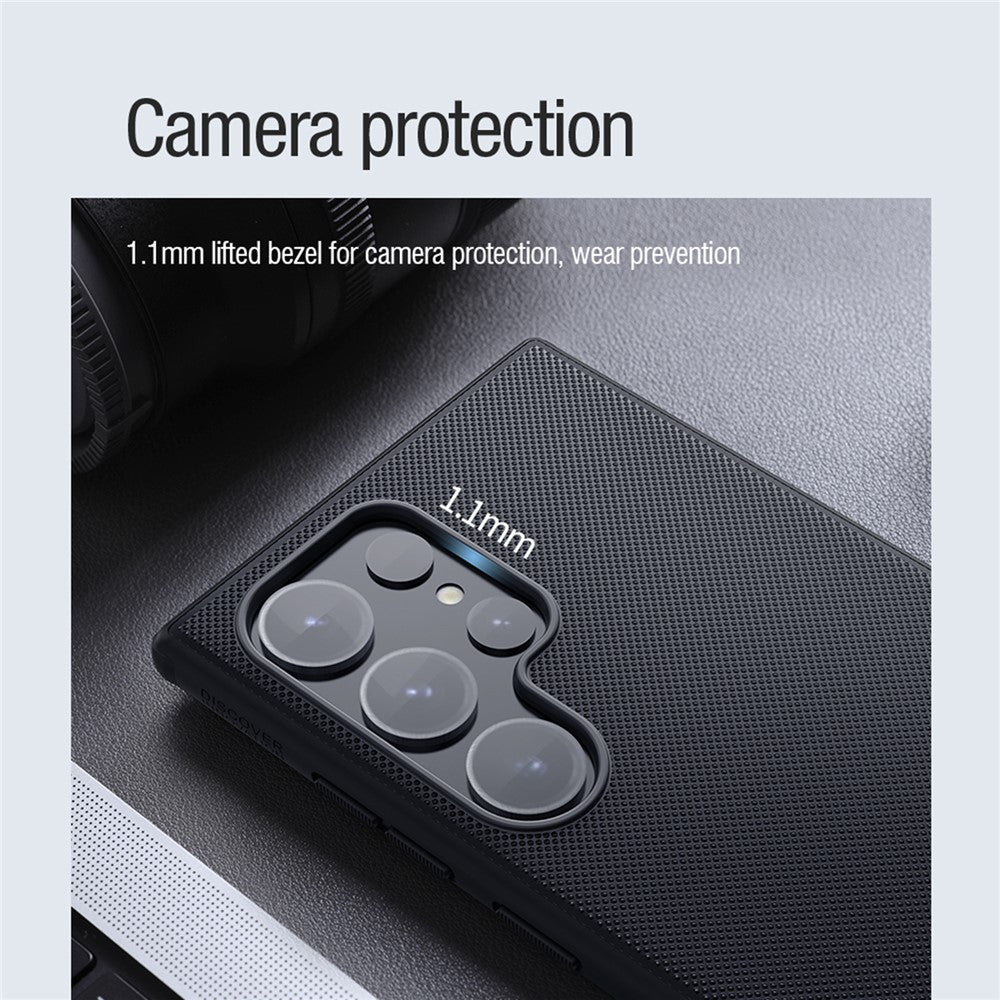 NILLKIN Frosted Shield Pro för Samsung Galaxy S24 Ultra Skal Magnetiskt PC+TPU Fallskyddande Mobilskydd