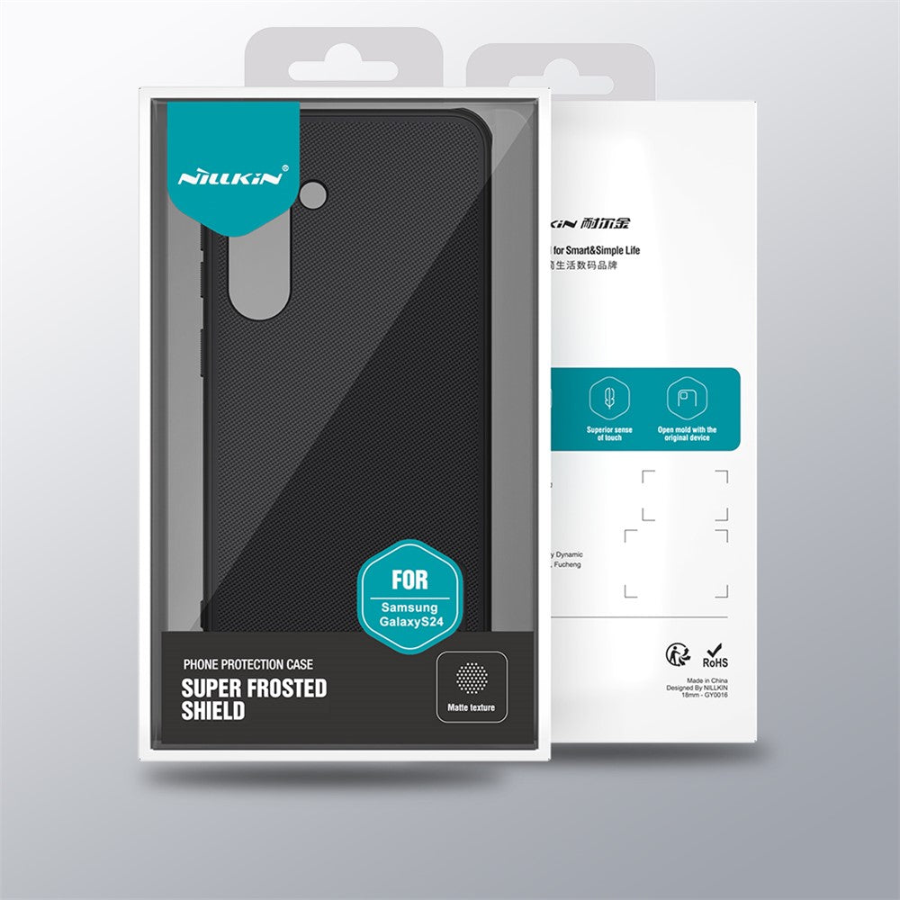 NILLKIN Super Frosted Shield Pro for Samsung Galaxy S24 Case PC+TPU Anti-drop Back Cover