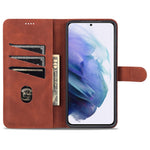 AZNS För Samsung Galaxy S24 Mobilskal Plånboksfodral PU-läder Skal mobilskal