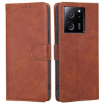 For Xiaomi Redmi K60 Ultra / 13T / 13T Pro Case Anti-Scratch PU Leather Cowhide Texture Wallet Phone Cover