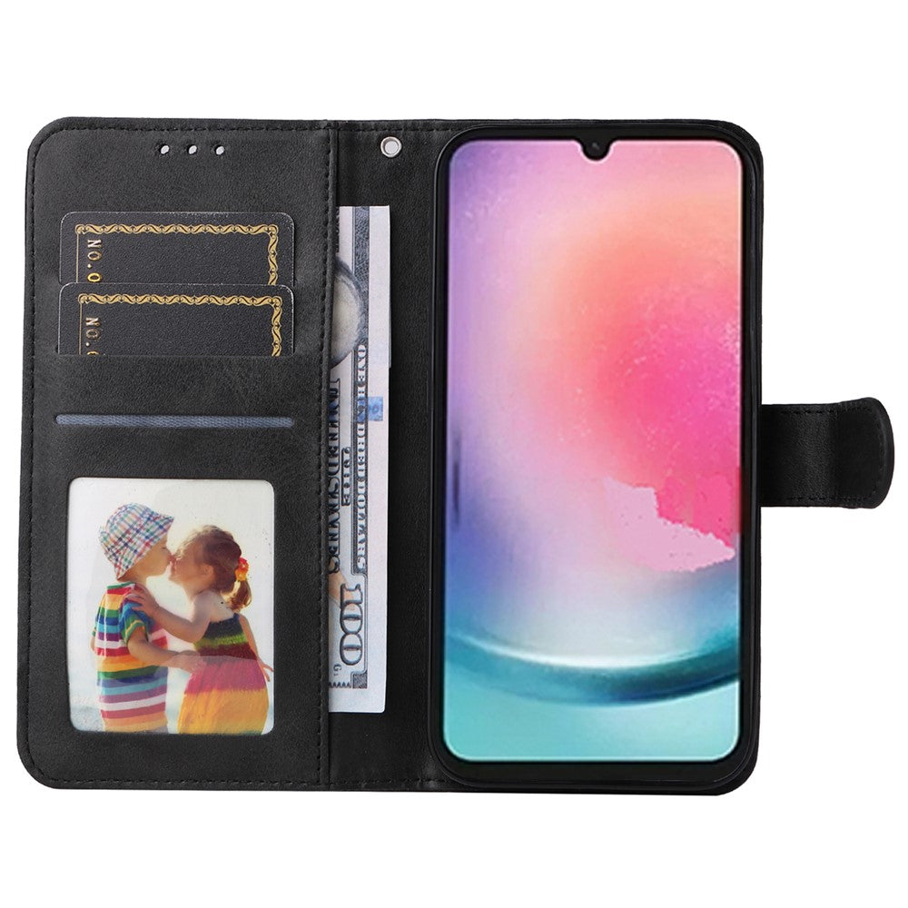 For Samsung Galaxy A25 5G (Global) (161.0 x 76.5 x 8.3mm) Case PU Leather Magnetic Closure Phone Cover