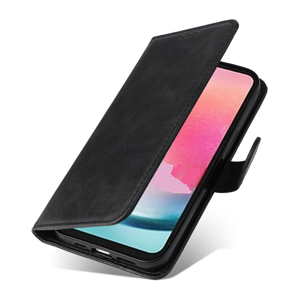 For Samsung Galaxy A25 5G (Global) (161.0 x 76.5 x 8.3mm) Case PU Leather Magnetic Closure Phone Cover