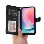 For Samsung Galaxy A25 5G (Global) (161.0 x 76.5 x 8.3mm) Case PU Leather Magnetic Closure Phone Cover