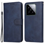 For Xiaomi 14 Case PU Leather Calf Texture Full Protection Phone Protector