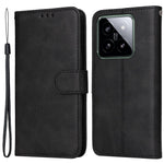 For Xiaomi 14 Case PU Leather Calf Texture Full Protection Phone Protector