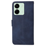 For Xiaomi Redmi 13C 4G / 5G / 13R 5G / Poco M6 5G / Poco C65 4G Case Shockproof PU Leather Phone Cover Calf Texture Phone Shell