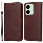 For Xiaomi Redmi 13C 4G / 5G / 13R 5G / Poco M6 5G / Poco C65 4G Case Shockproof PU Leather Phone Cover Calf Texture Phone Shell