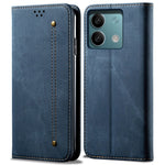 For Xiaomi Redmi Note 13 5G Case Anti-scratch PU Leather Flip Stand Phone Shell
