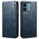 Xiaomi Redmi Note 13 5G-skal i PU-läder, Crazy Horse-plånbok, mobilmobilfodral