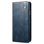 Xiaomi Redmi Note 13 5G-skal i PU-läder, Crazy Horse-plånbok, mobilmobilfodral