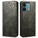 For Xiaomi Redmi Note 13 5G Case PU Leather Crazy Horse Wallet Mobile Phone Cover