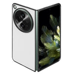 For Oppo Find N3 5G Case Carbon Fiber Texture Leather Coated PC Folding Phone Cover