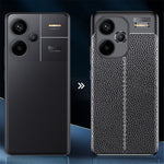 Xiaomi Redmi Note 13 Pro+ 5G-skal Litchitextur TPU Stötsäkert Skal mobilskal