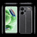 Xiaomi Redmi Note 13 Pro+ 5G-skal Litchitextur TPU Stötsäkert Skal mobilskal
