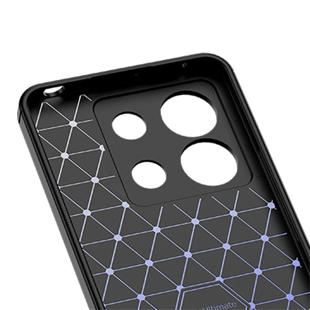 Litchi Texture Phone Cover For Xiaomi Redmi Note 13 5G Case TPU Shockproof Shell