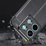 Litchi Texture Phone Cover For Xiaomi Redmi Note 13 5G Case TPU Shockproof Shell
