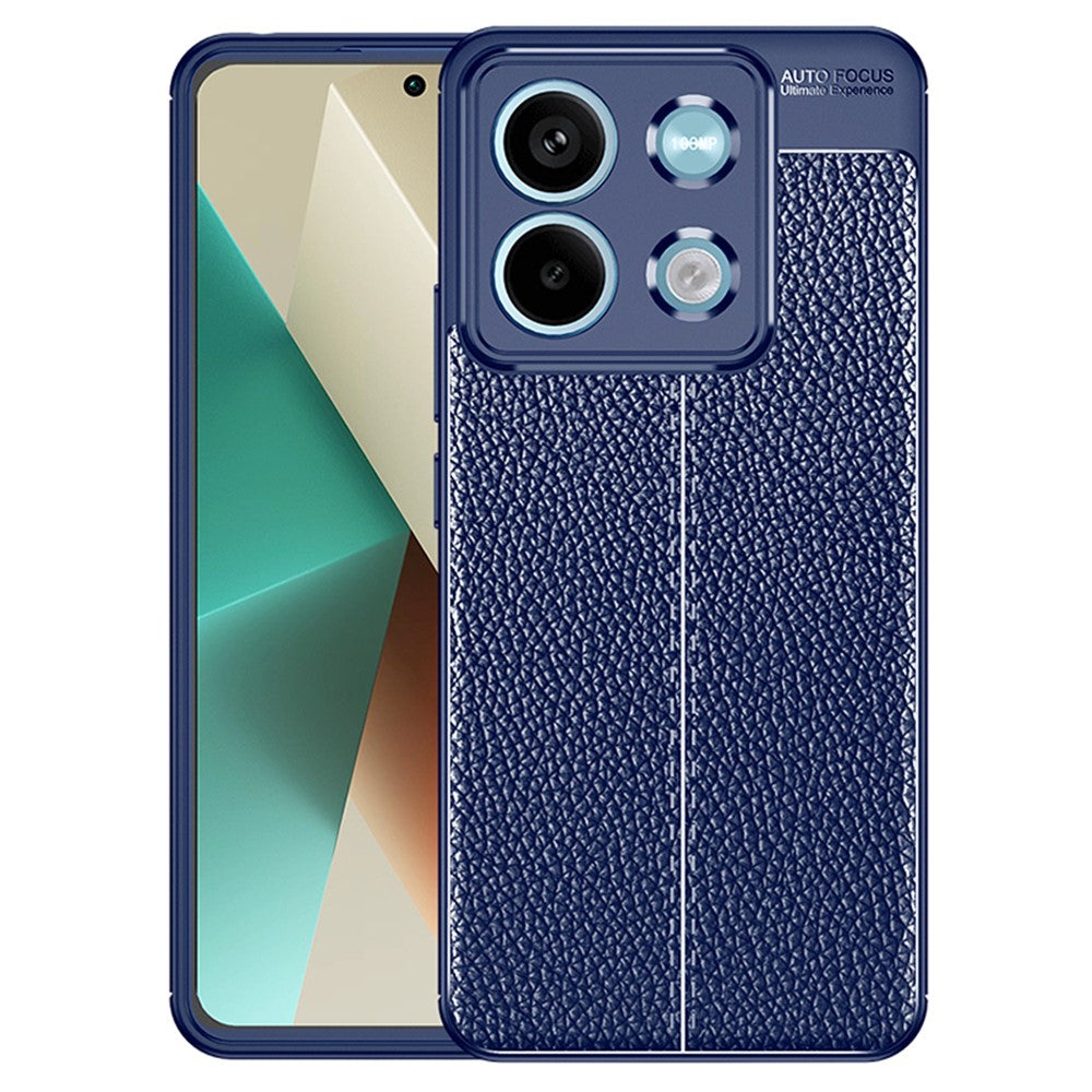 Litchi Texture Phone Cover For Xiaomi Redmi Note 13 5G Case TPU Shockproof Shell